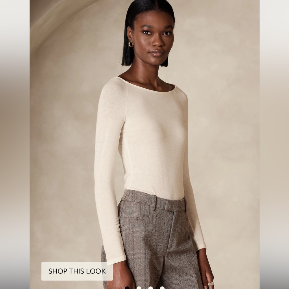 Banana Republic Loleta Wool-Blend Bodysuit NWT